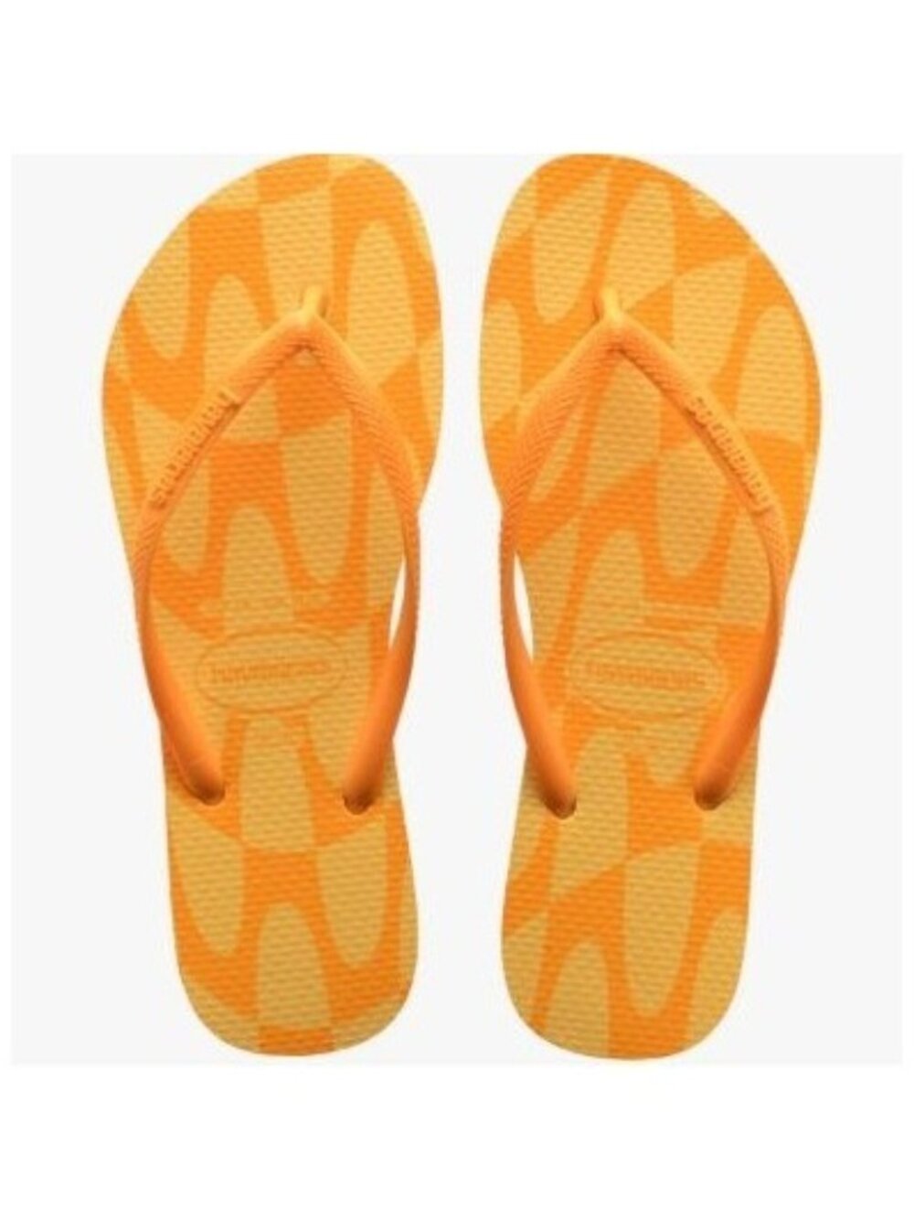 Havaianas Summer Sandals Women Caja Yellow Size US 8